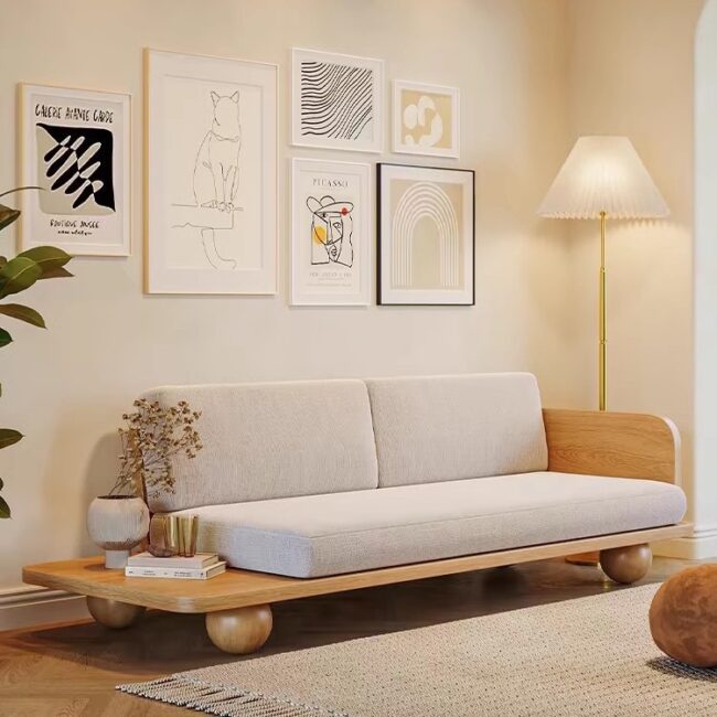 Modern simple Japanese style sofa - 图片 2